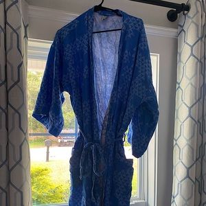 Oversized Long Linen Robe